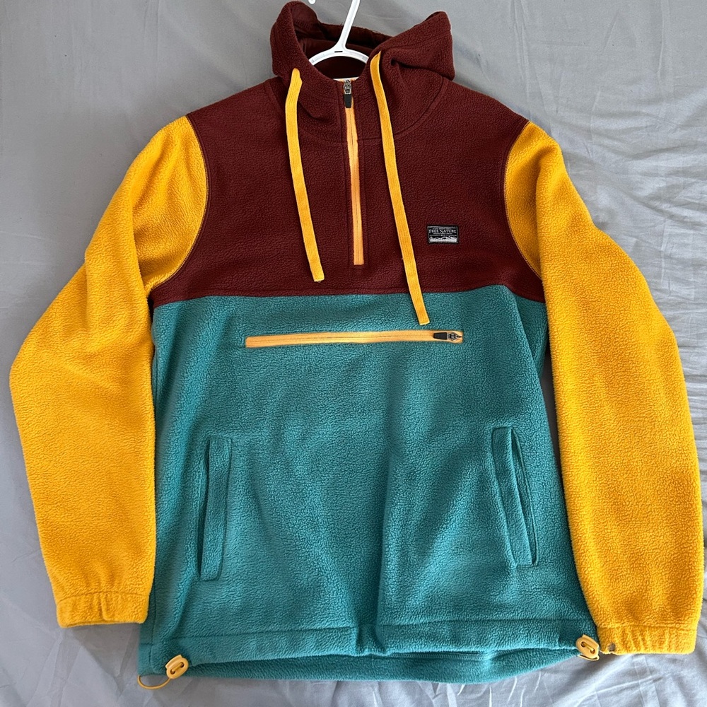 Free Nature Pull Over Half Zip Sweater
